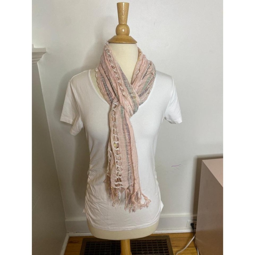 Pink Sparkle‎ Tinsel Scarf